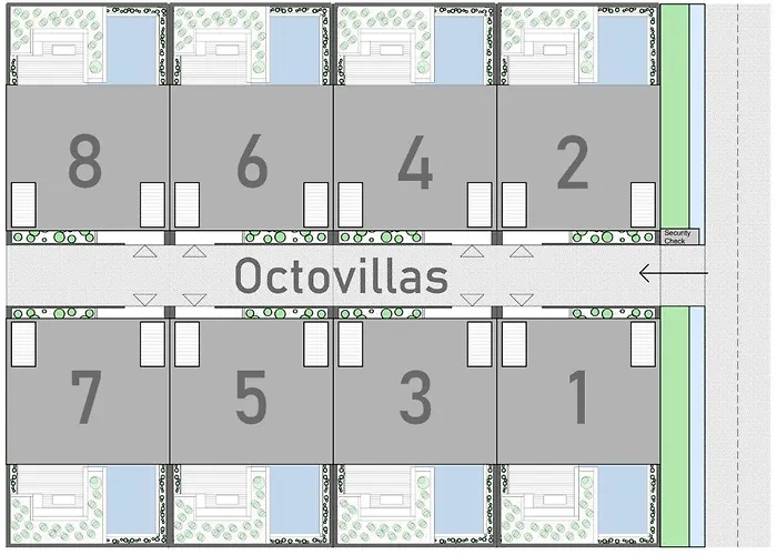 Отель Octo 1 - Private Villas, Modern Style, Near Beach 4*