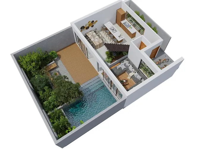 Octo 1 - Private Villas, Modern Style, Near Beach 4*