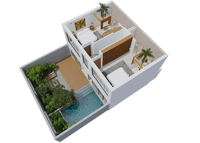 Octo 1 - Private Villas, Modern Style, Near Beach